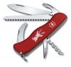 Scyzoryk Victorinox Hunter 0.8573 - Do outdooru, blokowane ostrze, wielofunkcyjny, z piłą i korkociągiem - 111 mm - Czerwony